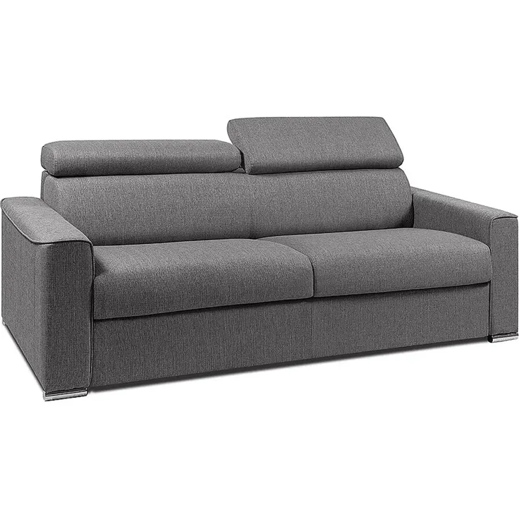 Vente-unique - VIZIR Sofa Stoff Grau - B 223 cm94 cm x H 110 cm95 cm x L 216 cm – Bild 2