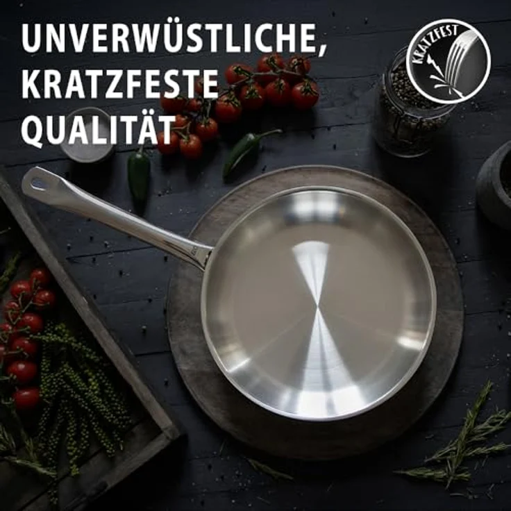 ELO Bratpfanne PROFI THERM D 24 cm silber Pfannen-Set Pfanne Pfannenset – Bild 6