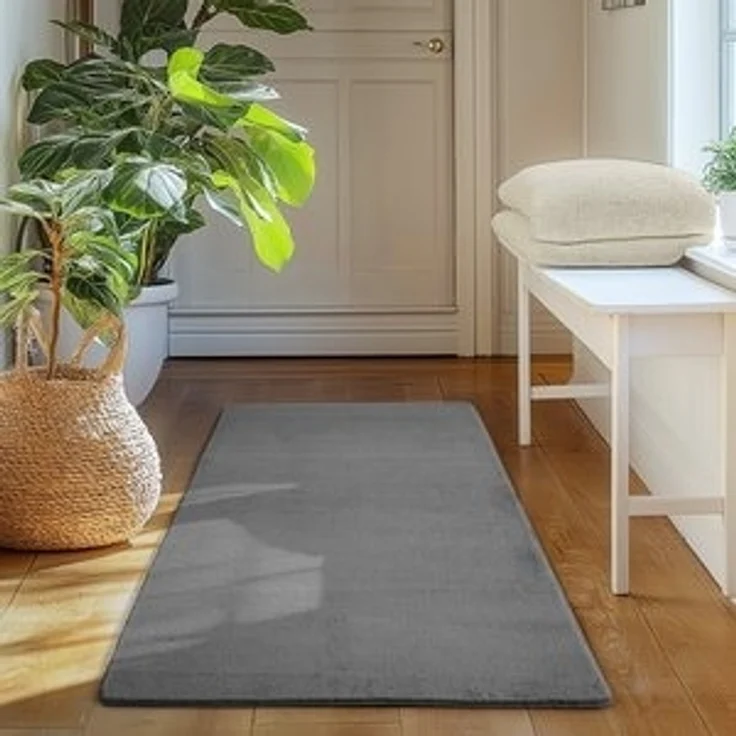 SIMPEX24 Teppich Unicolor - Einfarbig, Rund, Höhe: 11 mm, Perfekt geeignet für Wohnzimmer, Schlafzimmer,Kinderzimmer – Bild 6
