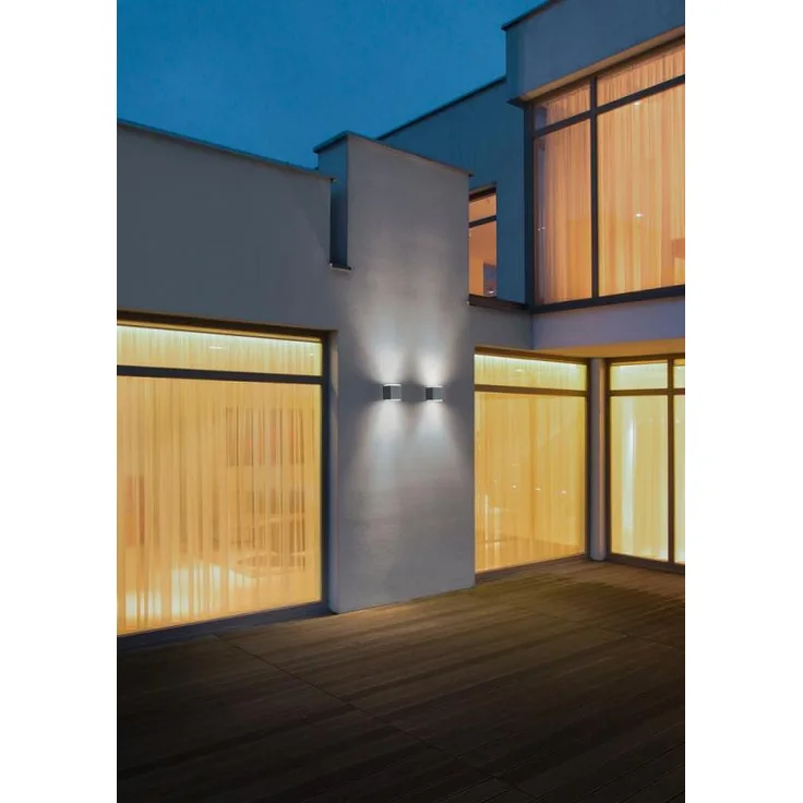 helestra KIBO Wandleuchte IP54 graphit #A28612.93