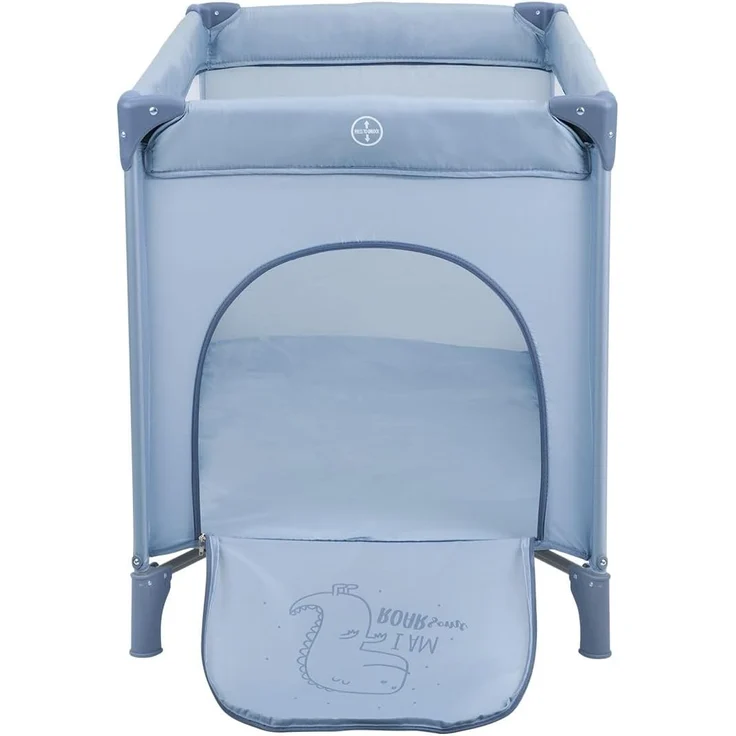 Kikkaboo Reisebett so gifted eine Ebene, weiche Matratzenauflage, Seiteneingang blau p – Bild 5