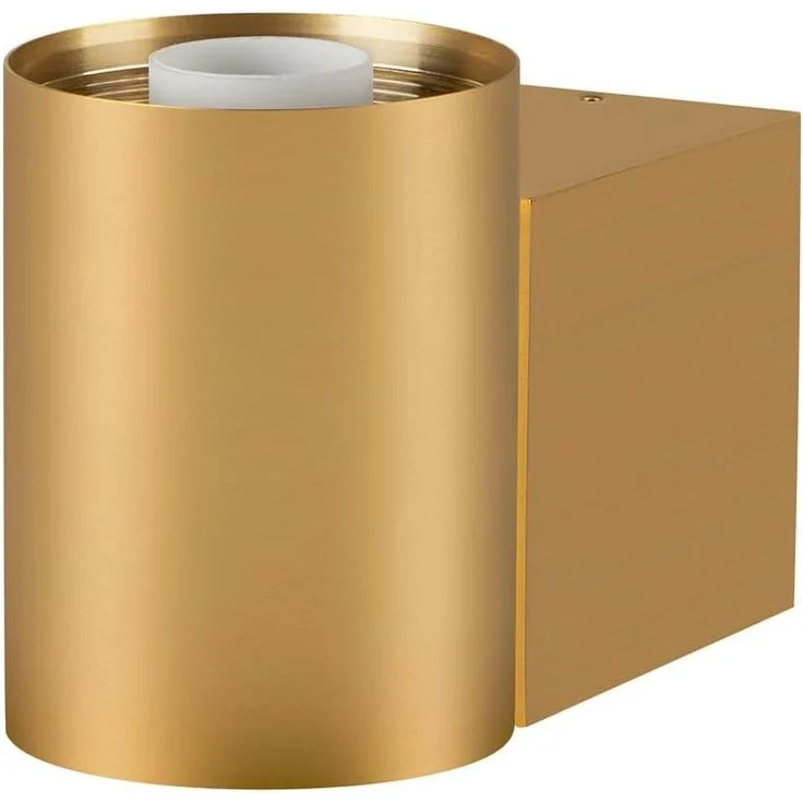 SLV VARYT, Wandaufbauleuchte, rund, 1x max. 6W, E14, messing - Wand- und Deckenleuchten