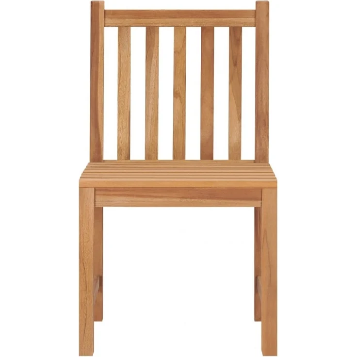 vidaXL Gartenstühle 8 Stk. mit Kissen Massivholz Teak 3073148 – Bild 5