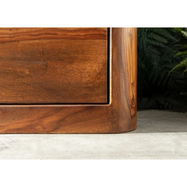 TV-Board Sheesham 190x50x60 walnuss gewachst TORONTO #247 – Bild 6