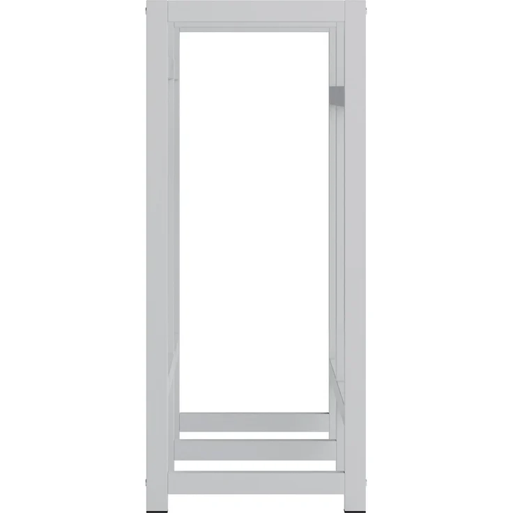 CLP Getränkekistenständer Stack aus Metall freistehend robust stabil,weiß 75x91x31 cm – Bild 5