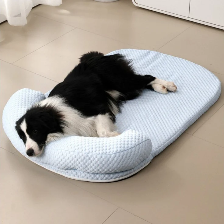 Ledander Hundematte Kühlmatte Hunde Katzen,Selbstkühlende Kissen, Kühl Hundedecke, für Zuhause Unterwegs oder im Auto, 100x75cm – Bild 2