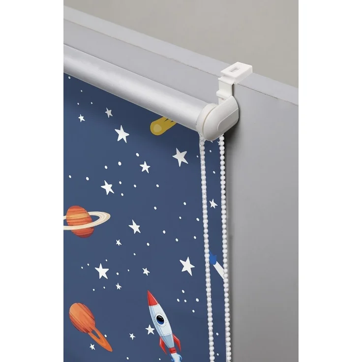 Rollo ASTRONAUT, OTTO home, verdunkelnd, ohne Bohren, freihängend, Klemmfix, Fixmaß, Klemmfix, Astronaut, Kinderrollo -NEUHEIT! – Bild 2