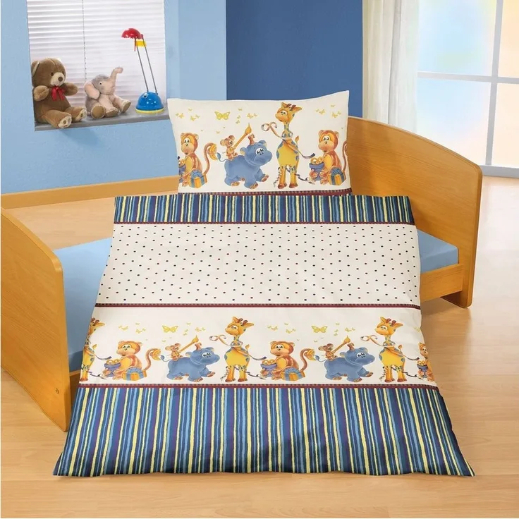 BIERBAUM Babybettwäsche Kindergeburtstag 40x60 100x135 cm