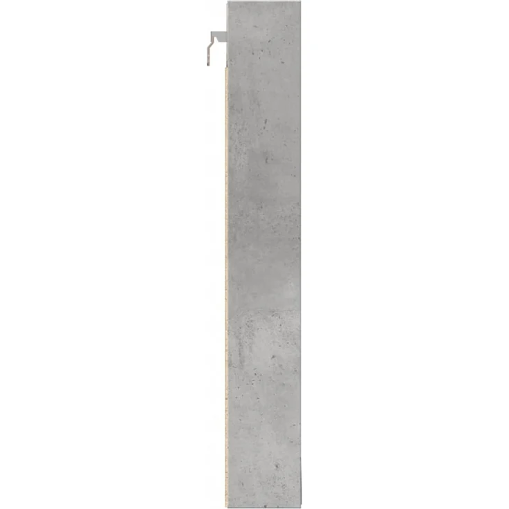 vidaXL Vitrinenschrank Betongrau 100x8,5x58 cm Holzwerkstoff 847943 – Bild 6