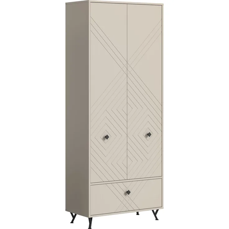 Garderobenschrank Notes - Sandbeige