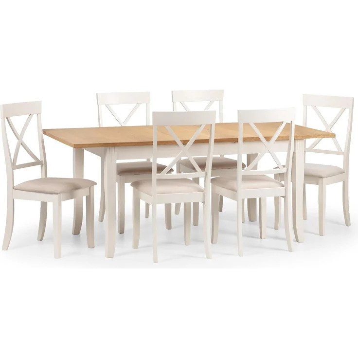 Julian Bowen Ausziehbarer Esstisch Davenport, Eiche – Bild 6