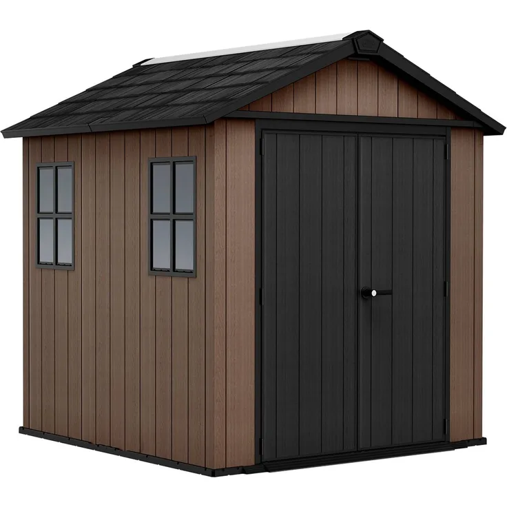 Dmora Gartenhaus Kincardine, Gartenhütte, Gartenhaus, Werkzeugschuppen, 230x224 h246 cm, Braun
