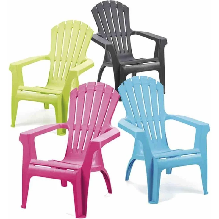 Progarden Deckchair Dolomiti anthrazit Stapelstuhl Gartenstuhl Stapelsessel – Bild 5