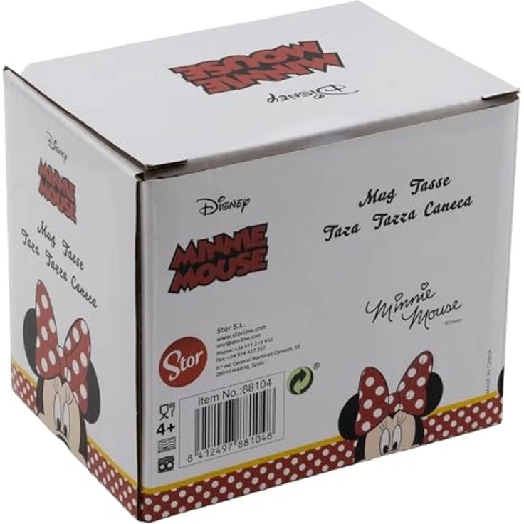 Disney Minnie Mouse Tasse 325ml – So Edgy Bows Keramikbecher im Geschenkset – Bild 5
