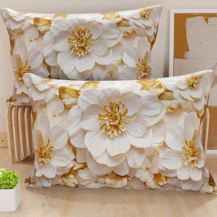 PETTI Artigiani Italiani – 2 Kissenbezüge 70x50 cm Mikrofaser – Sofakissenhüllen Dekokissen – Zierkissenbezüge für Couch, Bett, Wohnzimmer – Weiche Kissenhüllen mit modernem Design – Made in Italy