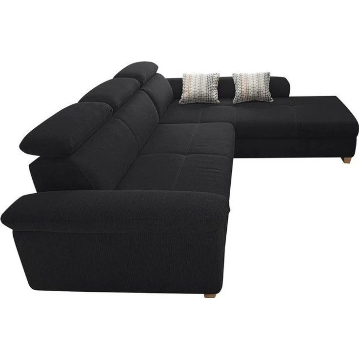 Jockenhöfer Gruppe Ecksofa Landshut L-Form, inklusive Bettfunktion, Kopf- bzw. Rückenteilverstellung – Bild 4