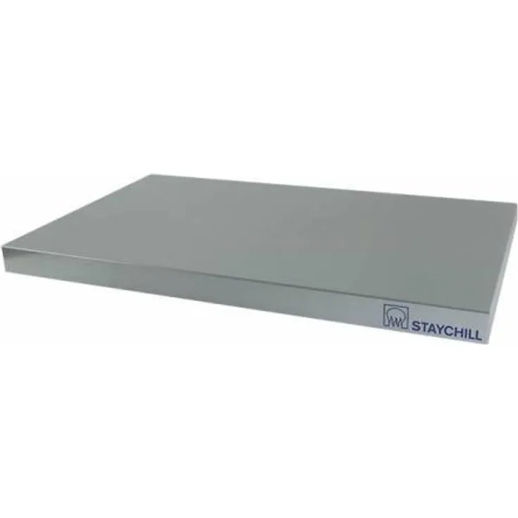 Saro Stay Cool 1-1 GN Kühl-Servierplatte, Metall, Silber, 53x32. 5x3. 6 cm