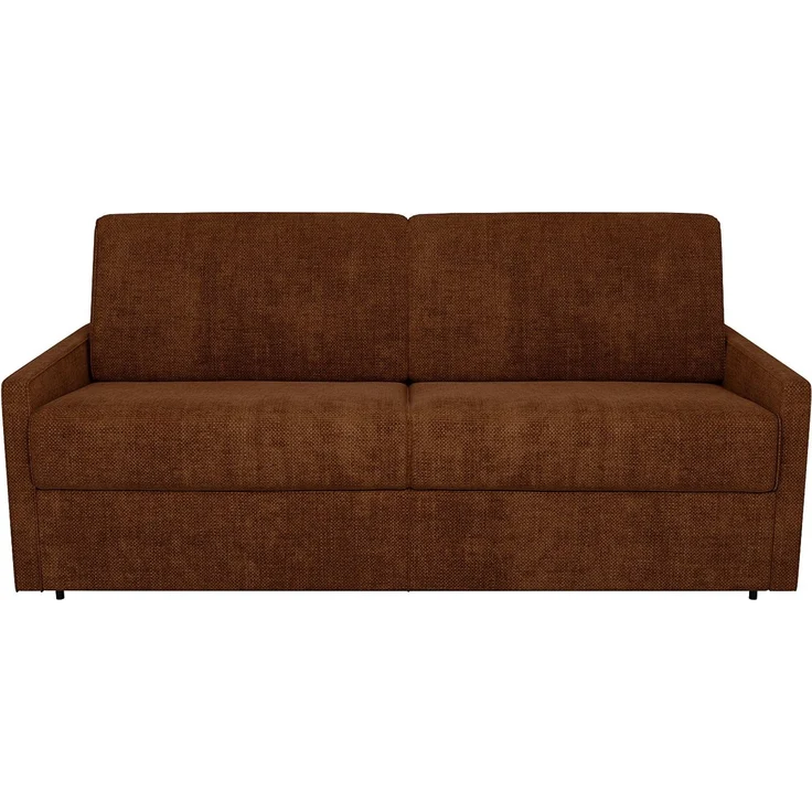 Vente-unique - CALIFE - Schlafsofa - Plastik - Kunststoff (PVC) - Terracotta - 156 x 223 x 97 cm – Bild 4