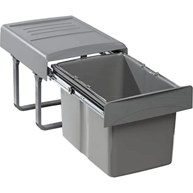 EKOTECH 90004162S Abfallsorter MEGA mit 1x 34 Liter Abfallvolumen / 1-fach Trennung / Soft Closing System