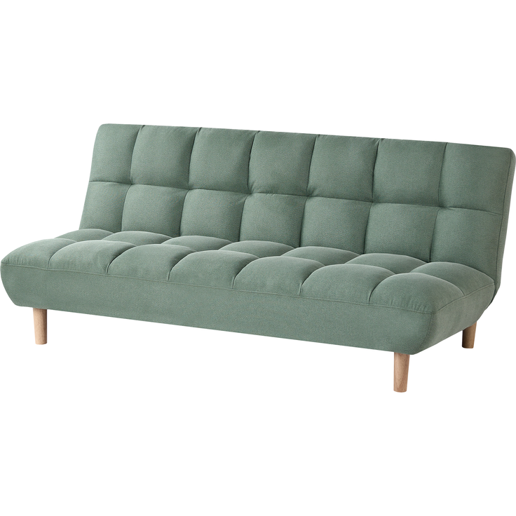 Schlafsofa 3-Sitzer RISOR Stoff Hellgrün – Bild 4
