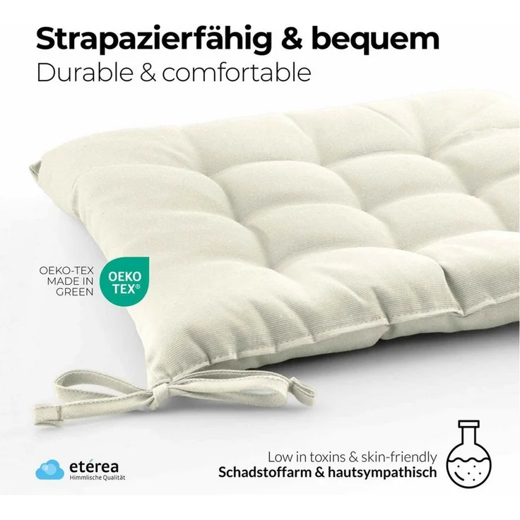 etérea Himmlische Qualität Sitzkissen etérea Sitzkissen Stuhlkissen Basic Auflage und – Bild 2