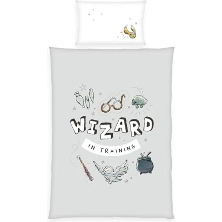 Harry Potter Bettwäsche Wizard in training, Größe 100x135 + 40x60 cm