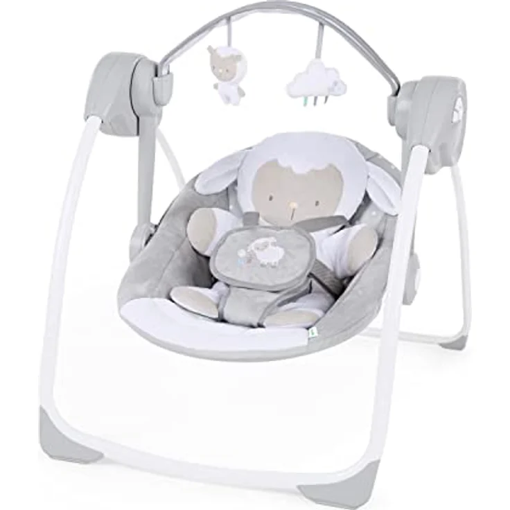 Ingenuity, tragbare Babyschaukel, Cuddle lamp - mit Melodien, Zeit- und Schaukeleinstellung – Bild 2