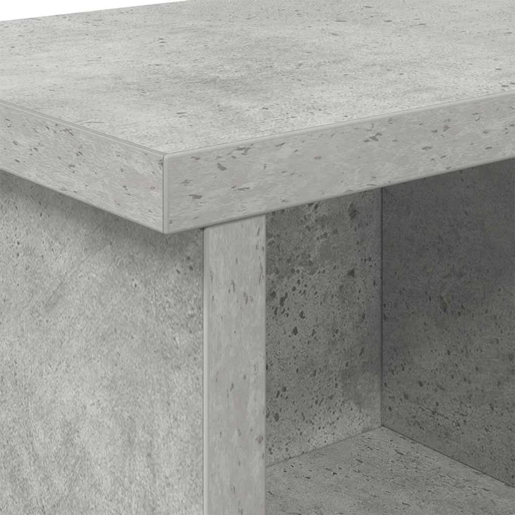vidaXL Wandmontierter nachttisch mit Regal Beton Grau 50 x 16 x 26 cm 874310 – Bild 8
