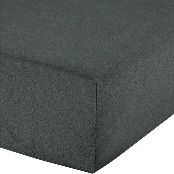 Erwin Müller Spannbettlaken Boxspring-Spannbettlaken "Füssen", Frottee, Gummizug: Rundumgummi, (1 Stück), Frottee-Stretch Uni – Bild 5
