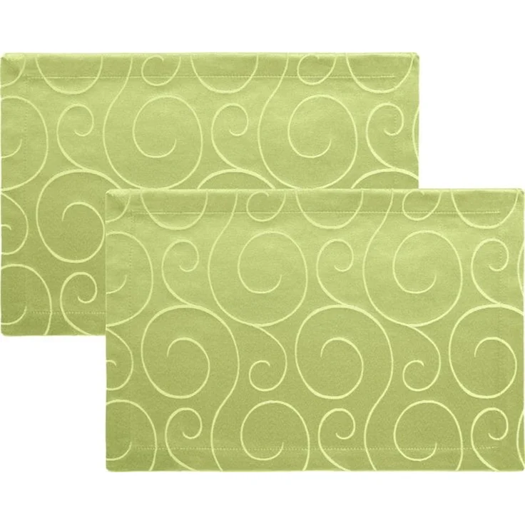 Erwin Müller Platzset Tischset 2er-Pack, Damast Uni – Bild 4