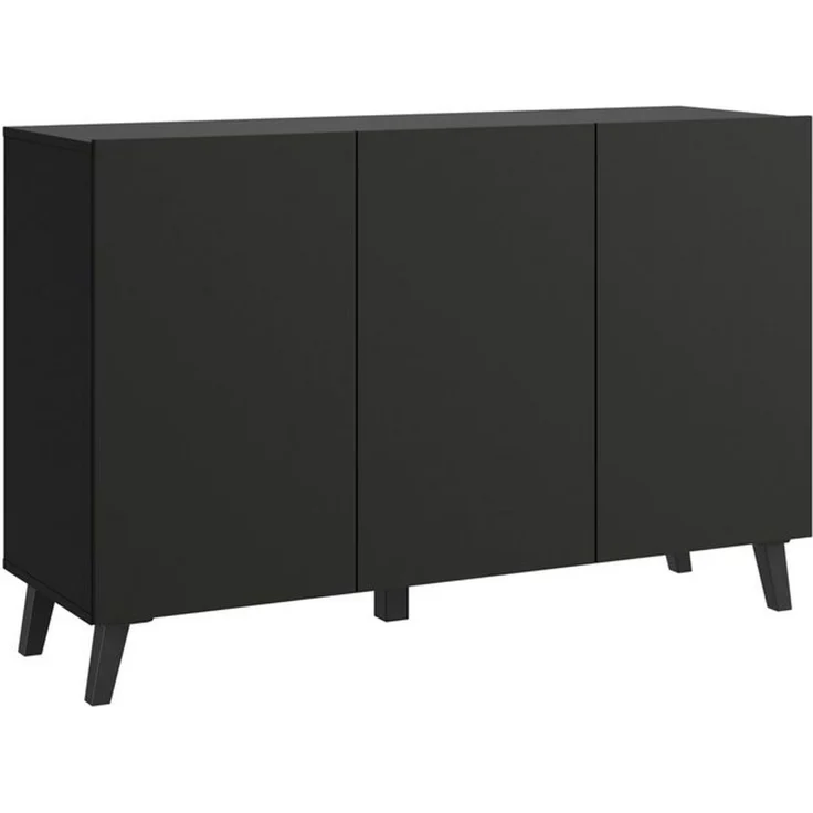 Home affaire Sideboard SIDEBOARD PHUKET II, Stilvolle, grifflose Kommode, Breite 120cm (1 St), Mit 6 Fächern und höhenverstellbaren Einlegeböden – Bild 4