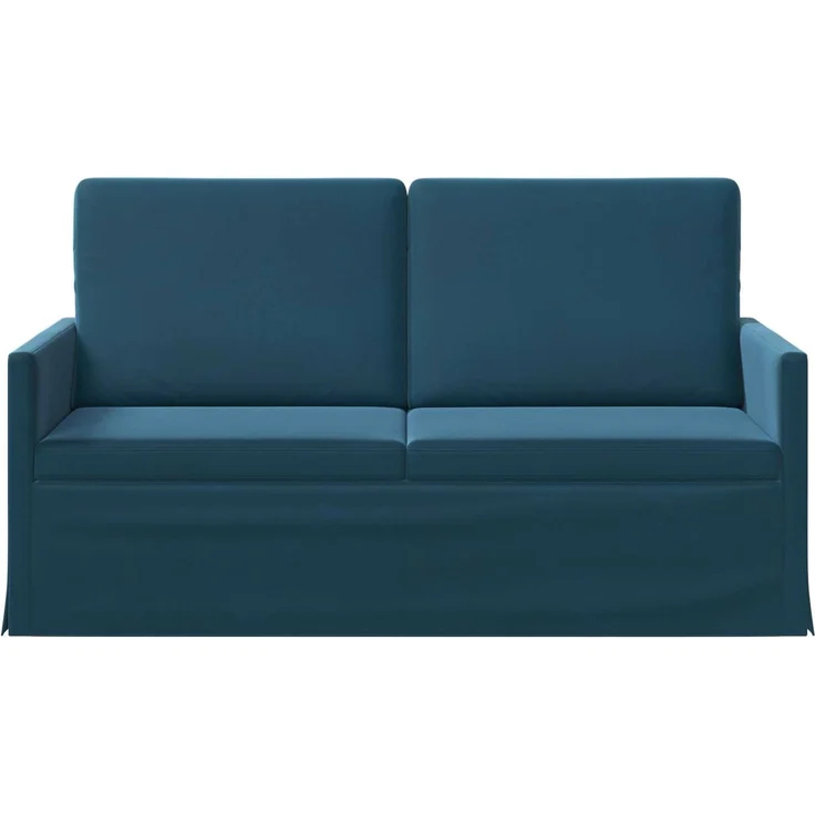vidaXL 2-Sitzer Sofa Blau 150 x 81 x 82 cm Samt (V) 42041096 – Bild 2
