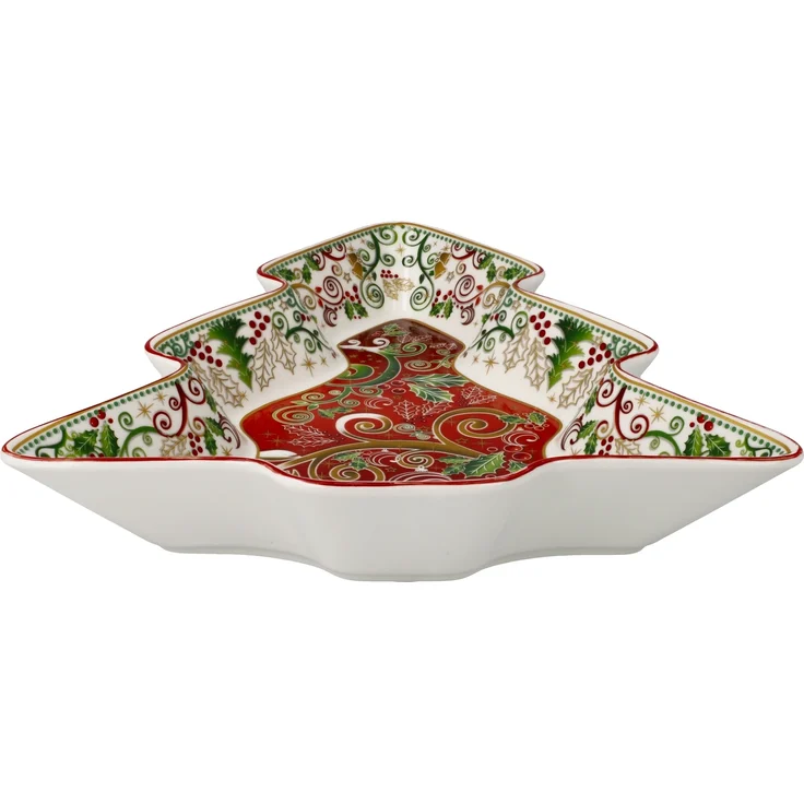 Goebel / Palais Royal - Weihnachtsbaum,Schale,25,5cm x 22,5cm x 4,0cm / Porzellan / 25,5cm x 22,5cm x 4,0cm – Bild 2