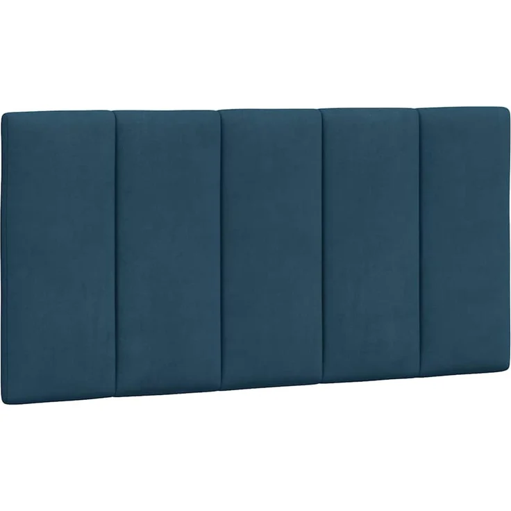 vidaXL Kopfteil-Kissen "Hanko" Blau 100 cm Samt – Bild 2