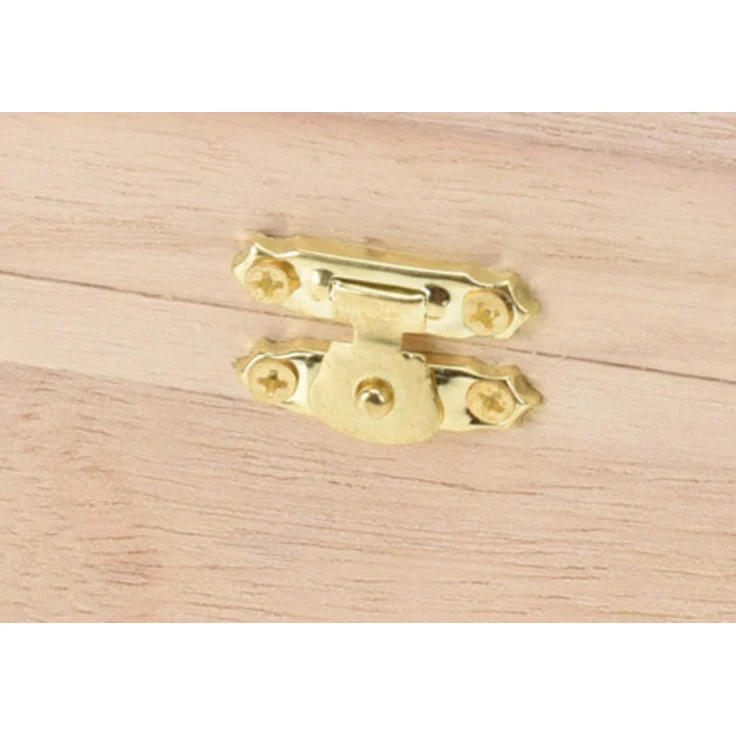 Koopman Teebox Teekasten Teekiste 6 Fächer MDF 21x16x7,5 cm Aufbewahrung Beige, Holz, (1-tlg), Teekiste, 6 Fächer, Teeaufbewahrung, Glasdeckel, Holzkiste – Bild 2