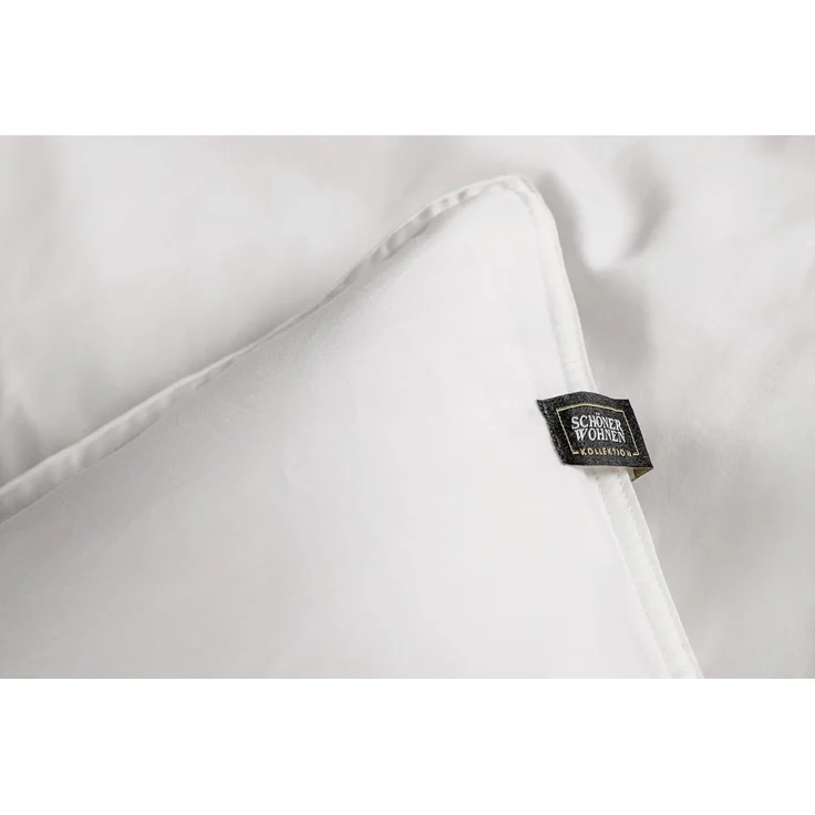 SCHÖNER WOHNEN-Kollektion Bettwäsche PLAIN Satin Bettwäsche, Baumwolle, 1 teilig, 200 x 200 cm in Weiss – Bild 3