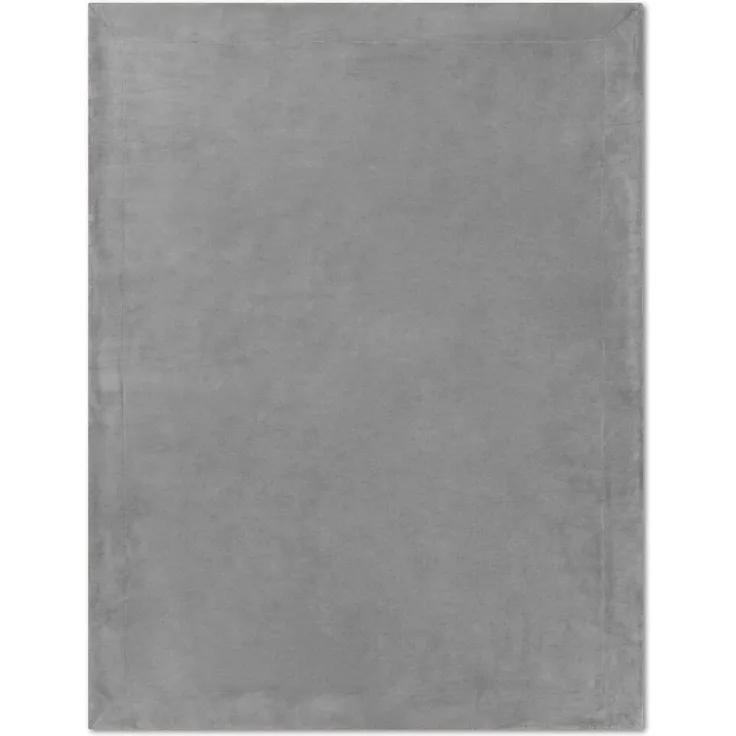 Beautissu Sherpa Decke Alina 200cm, 150cm, Hellgrau/Hellgrau