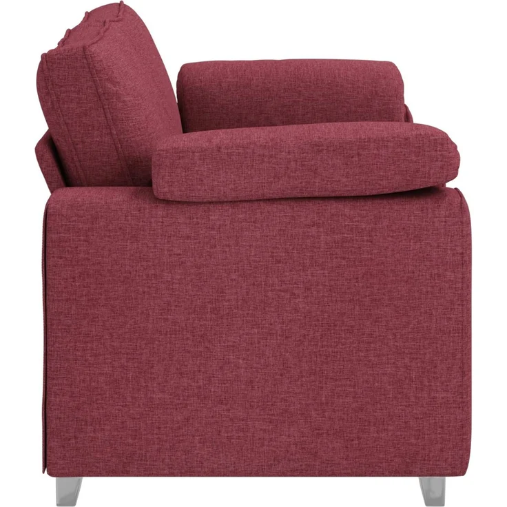 vidaXL Zweisitzer-Sofa Weinrot 180 cm Stoff 4105230 – Bild 5