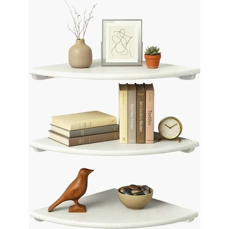 Eckregal Wand Walnussholz 10052717_8400 – Bild 1