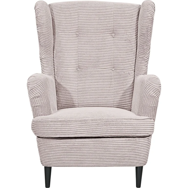 Ohrensessel >OSKAR< (Sessel und Hocker) in Flamingo - 78x102x98 (BxHxT) – Bild 5