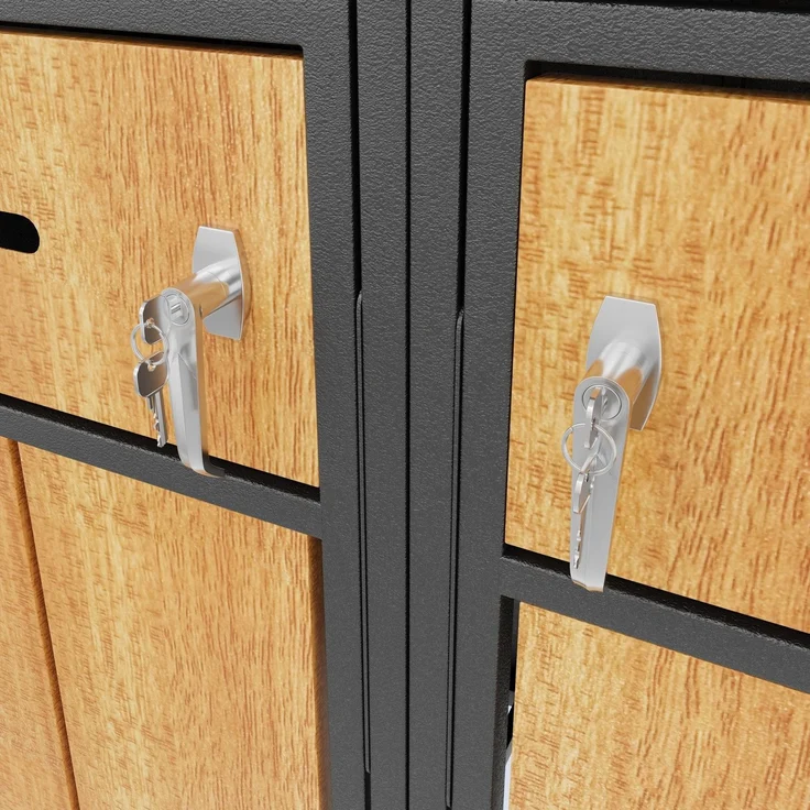 Mülltonnenbox, Mülltonnenunterstand mit Hochbeet, 120L 240L, wetterfest, Container, Abfallbehälter, Tonnenhaus, Gartenbox, abschließbare Müllbox (2 Tonnen) – Bild 9