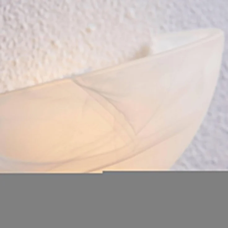 Lindby Wandleuchte Mohija, Glas Weiß IP20, 1 x 60 W – Bild 4