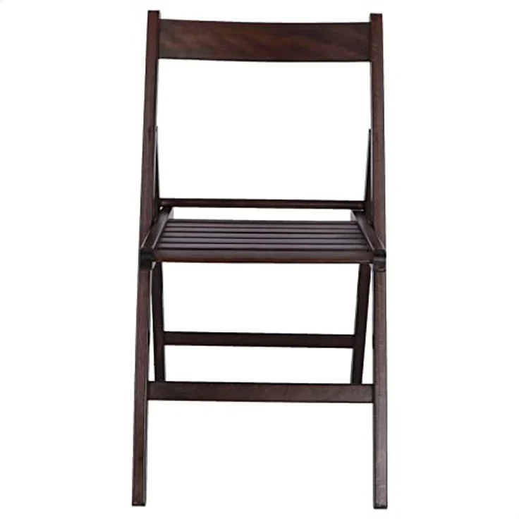 Mueblear 19016 Klappstuhl aus Holz, 43 x 46 x 79 cm Wenge – Bild 4