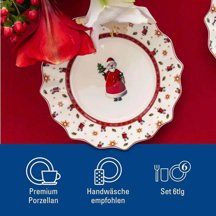 Villeroy & Boch Toy's Delight Frühstücks-Set 6-teilig Santa – Bild 2
