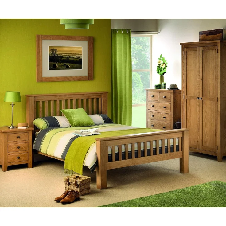 Julian Bowen Marlborough Frisiertisch mit Zwei Säulen, Eiche – Bild 2