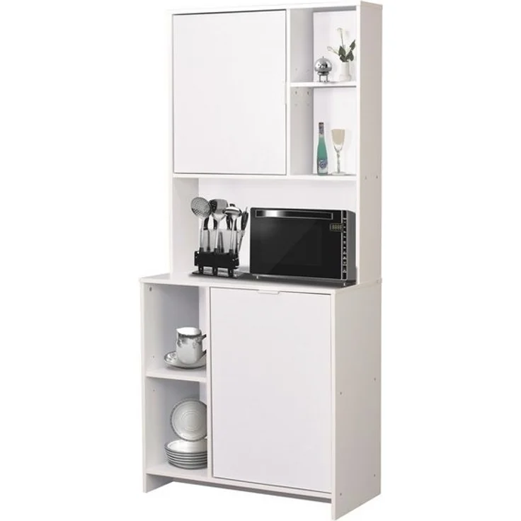 HTI-Living Hochschrank Küchenschrank Malin Weiß (Stück, 1-St, 1 Küchenschrank) Küchenbuffet – Bild 2