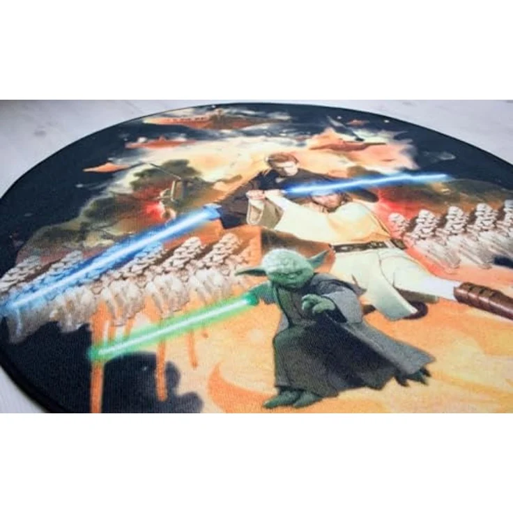 Star Wars Teppich- 100 cm Rund Attack of the Clones SW29 – Bild 6