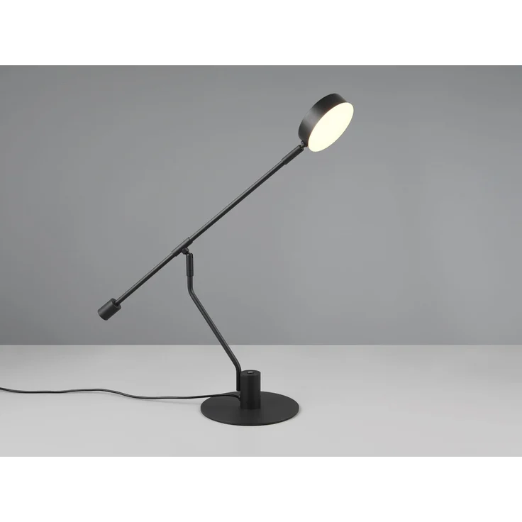 LED Schreibtischlampe MANDURO Schwarz, dimmbar & Tageslicht, 64cm groß – Bild 7
