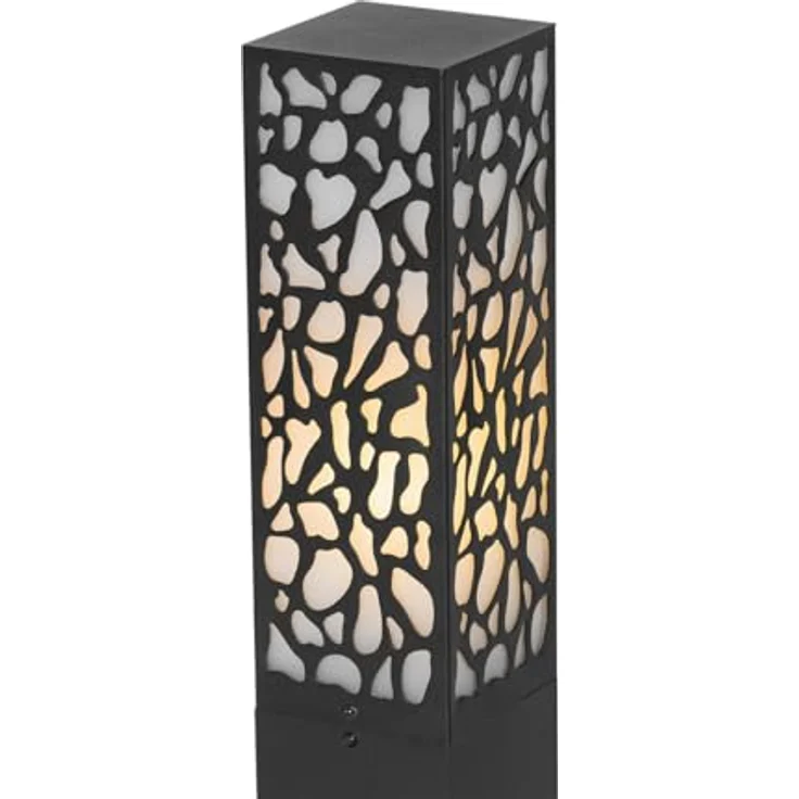 Qazqa Nicole Außen Pollerleuchte, dimmbar, IP44, 90cm, Schwarz, max. 40W, E27 Fassung, geeignet für LED – Bild 3