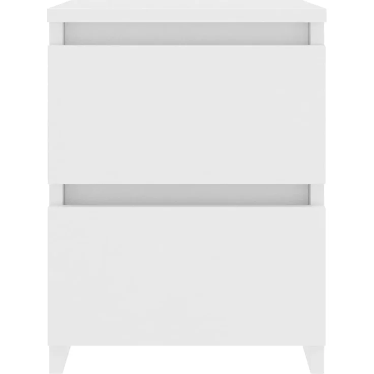 vidaXL Nachttische 2 Stk. Weiß 30x30x40 cm Holzwerkstoff 800514 – Bild 4